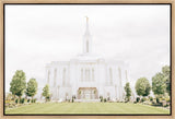 Sweet is The Work Pocatello Idaho Temple Gallery Wrap