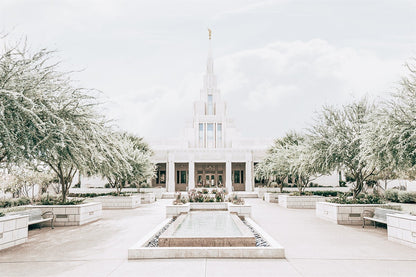 Sweet is The Work Phoenix Arizona Temple Gallery Wrap