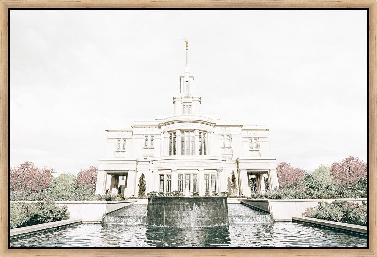 Sweet is The Work Payson Utah Temple Gallery Wrap
