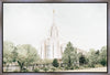 Sweet is The Work Oquirrh Mountain Utah Temple Gallery Wrap