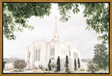 Sweet is The Work Ogden Utah Temple Gallery Wrap