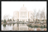 Sweet is The Work Meridian Idaho Temple Gallery Wrap