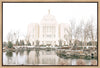 Sweet is The Work Meridian Idaho Temple Gallery Wrap