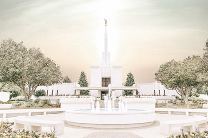Sweet is The Work Denver Colorado Temple Gallery Wrap
