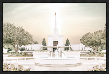 Sweet is The Work Denver Colorado Temple Gallery Wrap