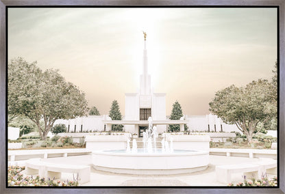 Sweet is The Work Denver Colorado Temple Gallery Wrap