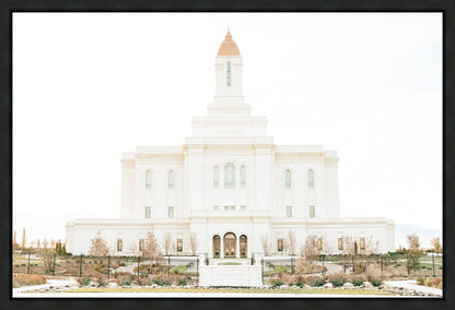 Sweet is The Work Deseret Peak Utah Temple Gallery Wrap