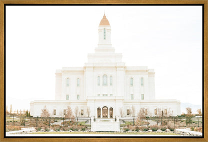Sweet is The Work Deseret Peak Utah Temple Gallery Wrap
