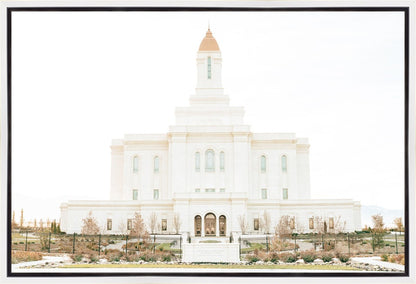Sweet is The Work Deseret Peak Utah Temple Gallery Wrap