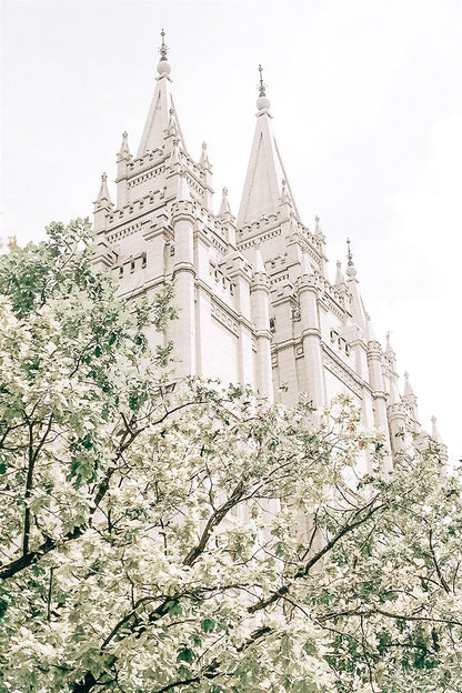 Sweet is The Work Salt Lake City Utah Temple Large Wall Art