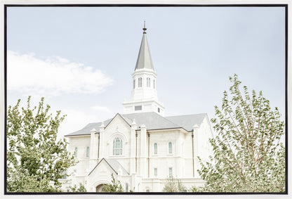 Sweet is The Work Taylorsville Utah Temple Gallery Wrap