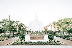 Sweet is The Work St George Utah Temple Large Wall Art