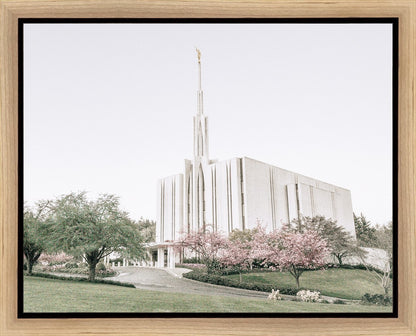 Sweet is The Work Seattle Washington Temple Gallery Wrap