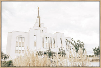 Sweet is The Work Saratoga Springs Utah Temple Large Wall Art Gallery Wrap
