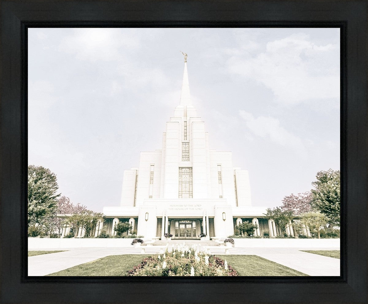 Sweet is The Work Rexburg Idaho Temple Gallery Wrap