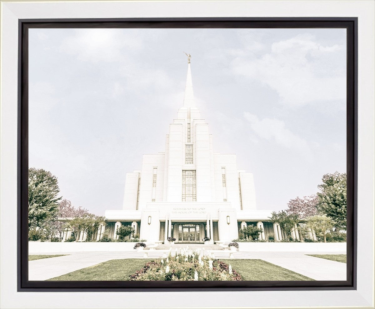Sweet is The Work Rexburg Idaho Temple Gallery Wrap
