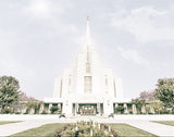 Sweet is The Work Rexburg Idaho Temple Gallery Wrap