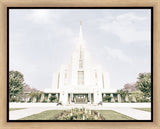 Sweet is The Work Rexburg Idaho Temple Gallery Wrap