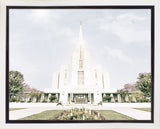 Sweet is The Work Rexburg Idaho Temple Gallery Wrap