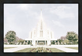 Sweet is The Work Rexburg Idaho Temple Gallery Wrap