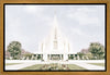 Sweet is The Work Rexburg Idaho Temple Gallery Wrap