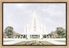 Sweet is The Work Rexburg Idaho Temple Gallery Wrap