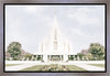 Sweet is The Work Rexburg Idaho Temple Gallery Wrap