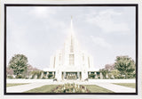 Sweet is The Work Rexburg Idaho Temple Gallery Wrap