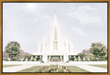 Sweet is The Work Rexburg Idaho Temple Gallery Wrap