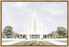 Sweet is The Work Rexburg Idaho Temple Gallery Wrap