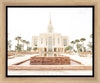 Sweet is The Work Red Cliffs Utah Temple Gallery Wrap