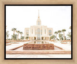 Sweet is The Work Red Cliffs Utah Temple Gallery Wrap