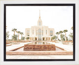 Sweet is The Work Red Cliffs Utah Temple Gallery Wrap