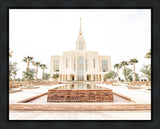 Sweet is The Work Red Cliffs Utah Temple Gallery Wrap