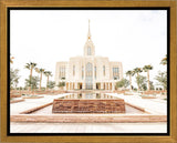 Sweet is The Work Red Cliffs Utah Temple Gallery Wrap