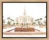 Sweet is The Work Red Cliffs Utah Temple Gallery Wrap