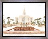 Sweet is The Work Red Cliffs Utah Temple Gallery Wrap