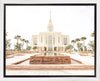 Sweet is The Work Red Cliffs Utah Temple Gallery Wrap