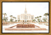 Sweet is The Work Red Cliffs Utah Temple Gallery Wrap