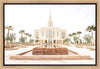 Sweet is The Work Red Cliffs Utah Temple Gallery Wrap