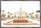 Sweet is The Work Red Cliffs Utah Temple Gallery Wrap