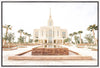 Sweet is The Work Red Cliffs Utah Temple Gallery Wrap