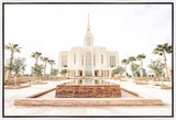 Sweet is The Work Red Cliffs Utah Temple Gallery Wrap