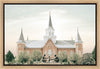 Sweet is The Work Provo City Center Utah Temple Gallery Wrap