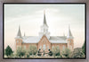 Sweet is The Work Provo City Center Utah Temple Gallery Wrap