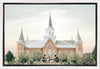 Sweet is The Work Provo City Center Utah Temple Gallery Wrap