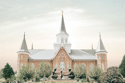 Sweet is The Work Provo City Center Utah Temple Large Wall Art Gallery Wrap