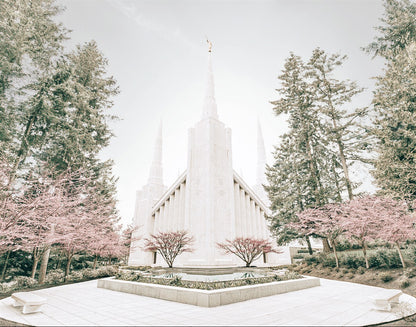 Sweet is The Work Portland Oregon Temple Gallery Wrap