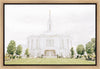 Sweet is The Work Pocatello Idaho Temple Gallery Wrap