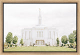 Sweet is The Work Pocatello Idaho Temple Gallery Wrap